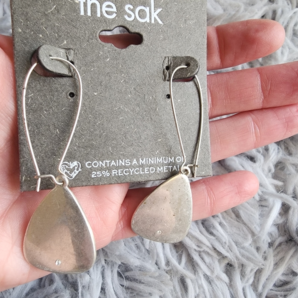 The Sak Silver Earrings Casual Datenight 8$